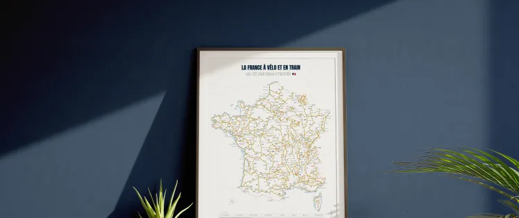 Carte vélo à gratter - Pépite à Vélo