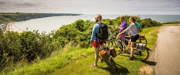 La véloroute du littoral vers Fécamps