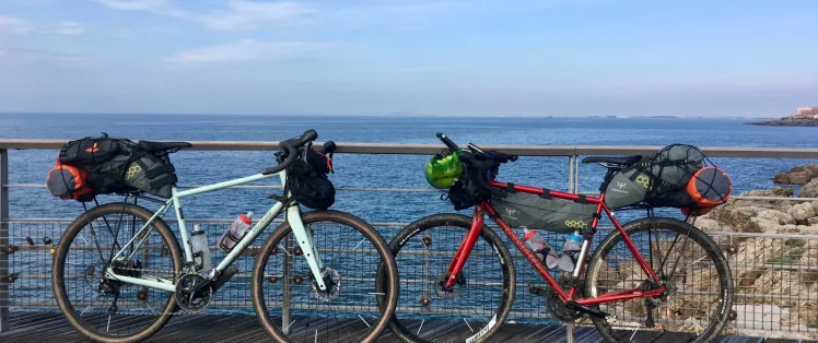 Gravel équipés "bikepacking"