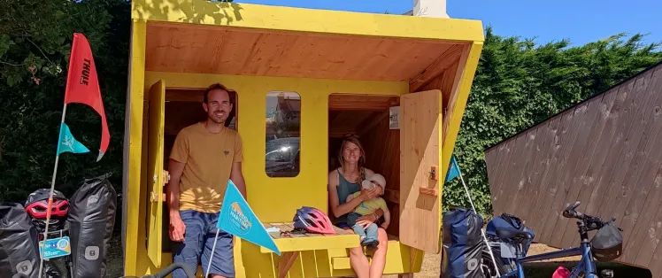 Cabane cyclo sur La Vélomaritime