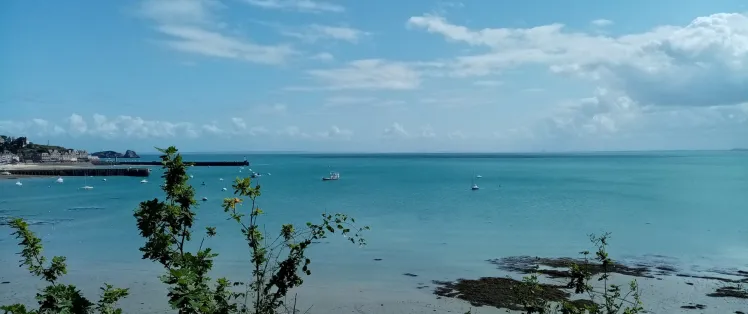 Vue sur la Manche à Cancale