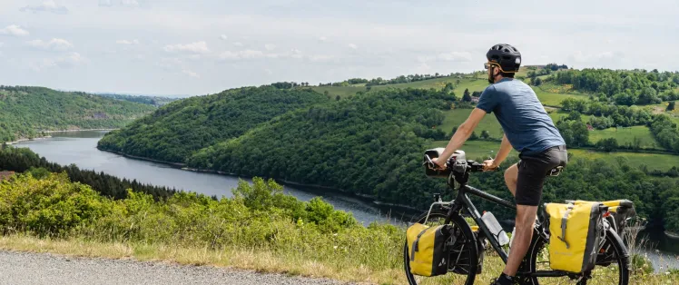 Belvédère sur la Loire sur la boucle vélo F1