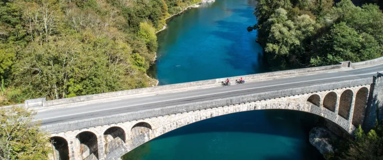 Traversée du Rhône à La Balme