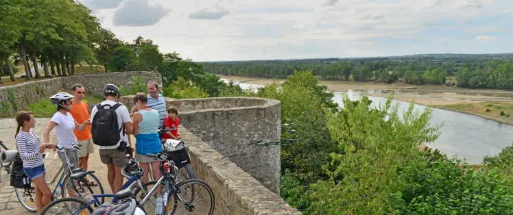 Esplanade du mont Glonne : panorma sur la Loire à Saint-Florent-le-Vieil