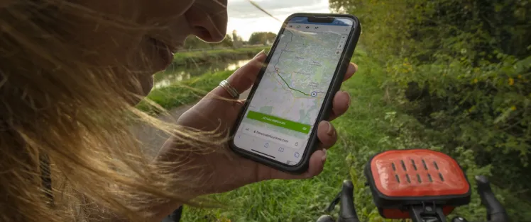 Suivre un itinéraire sur son smartphone