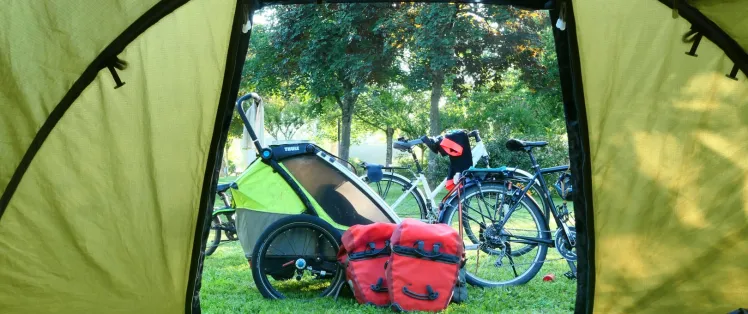 Tente et voyage à vélo
