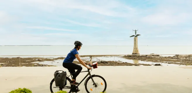 Balade à vélo sur le front de mer - Saint-Nazaire