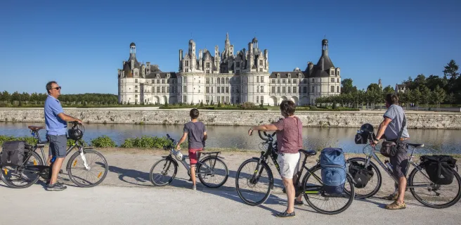Château de Chambord à vélo