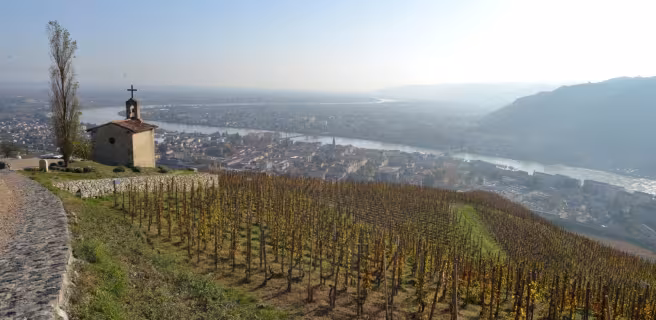 Des vignobles de Tain aux Roches qui dansent - Boucle vélo n°9