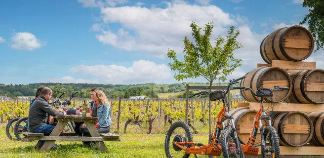 Grands crus et belles demeures – Boucle vélo n°23