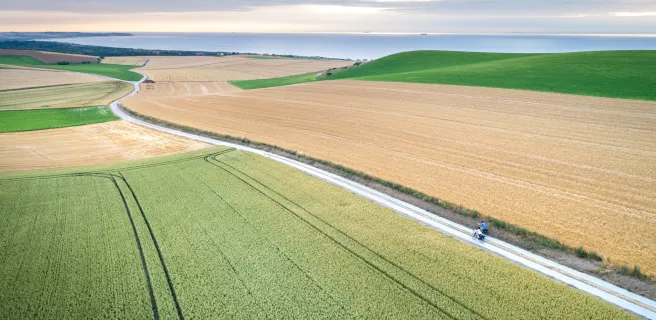 Vers le grand bleu à vélo sur la Côte d'Opale