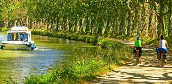 Canal des 2 mers à vélo avec La Bicyclette verte