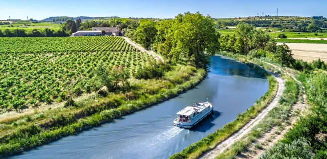Le canal du Midi avec Randovélo