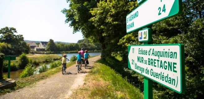 Signalisation vélo en Bretagne