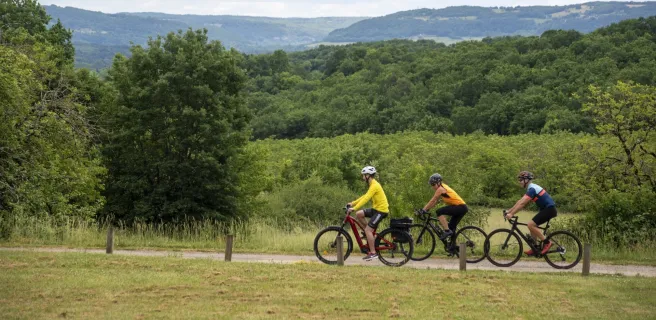 Voyageurs à vélo sur La Vagabonde
