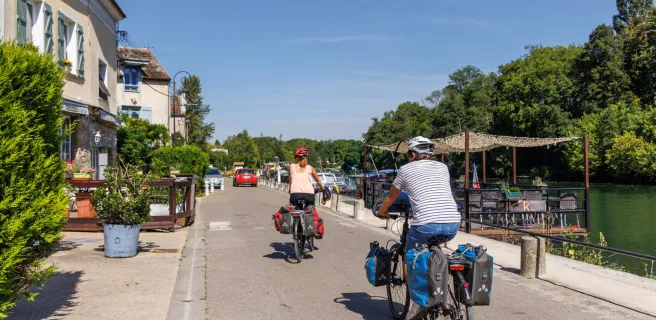 Rives de la Seine à vélo - Samois-sur-Seine, La Scandibérique