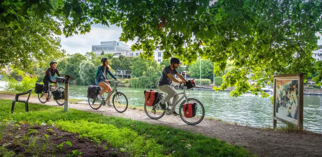 A vélo sur l'île des Impressionnistes à Chatou