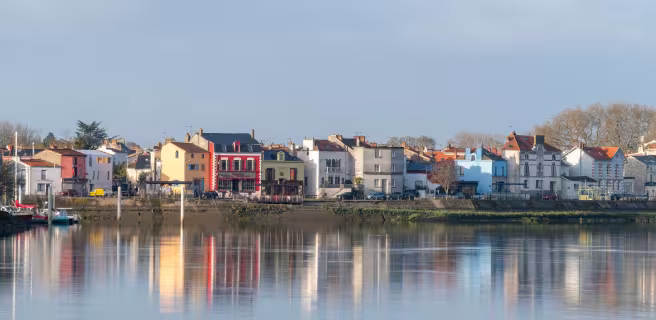 Vue de la Loire et sur Trentemoult