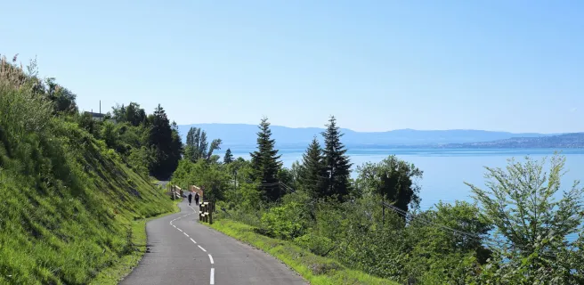 1: ViaRhôna de Saint-Gingolph à Thonon par Evian