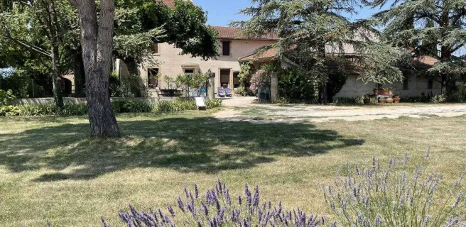 A votre arrivée, entre lavande et laurier rose, sous l'ombre du pin parasol