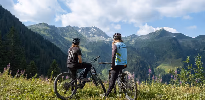 VTT vue sur le Grand Mont