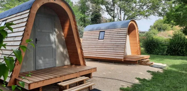 Les pods du camping