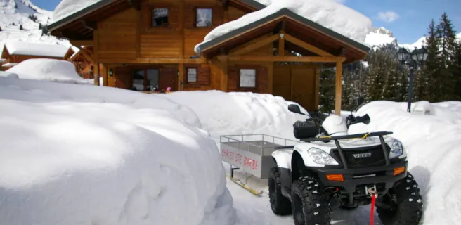 Chalet en hiver
