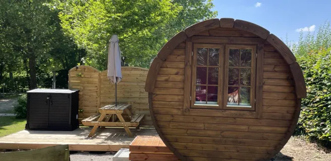 Bungalow toilé et chalets/tonneaux Les Nières