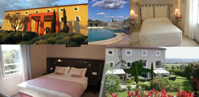 un aperçu de l'établissement Hôtel le Gardon - Pont du Gard