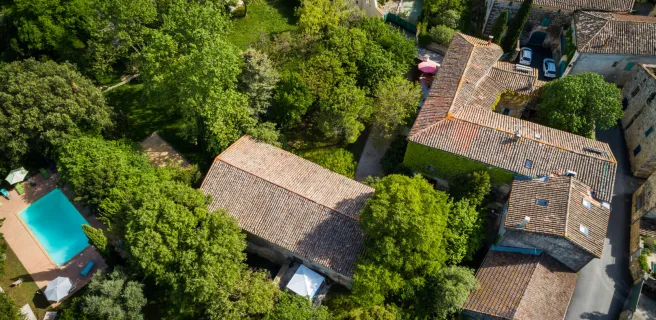 Vue du Ciel Mas des Sages