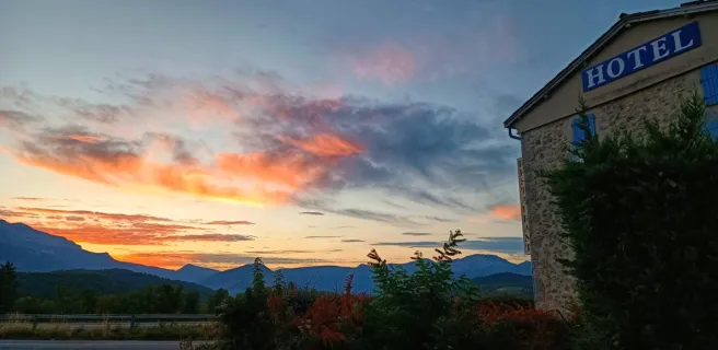 Extérieur au coucher du soleil