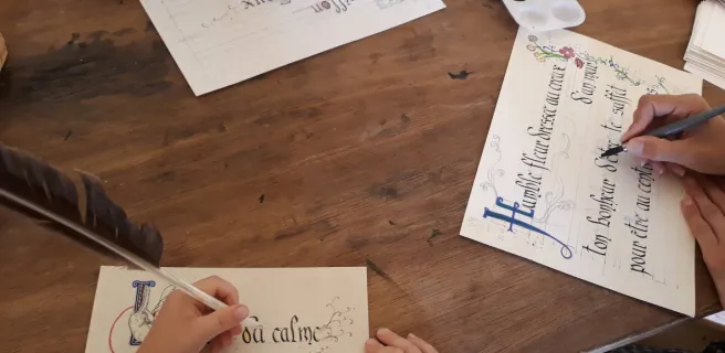 Atelier Calligraphie et enluminure