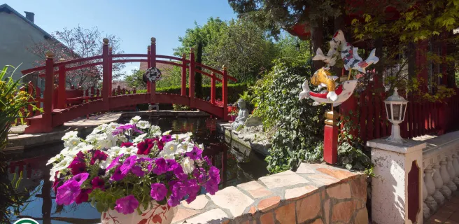 vue de la terrasse côté séjour