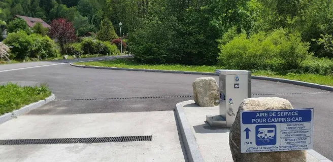 Aire de service pour camping-cars du Domaine du Haut des Bluches