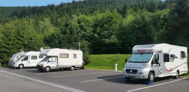 Aire de stationnement pour camping-cars du Domaine du Haut des Bluches
