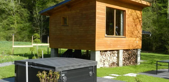 Cabane spa cocon du Gast