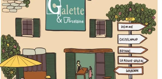 Galette et Porcelaine