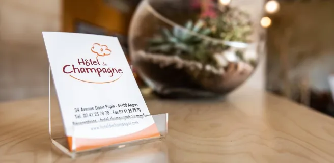 Champagne hôtel Angers