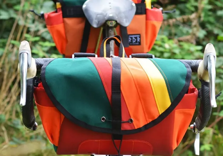 Sacoches guidon et selle vélo Le Rouquin qui Roule