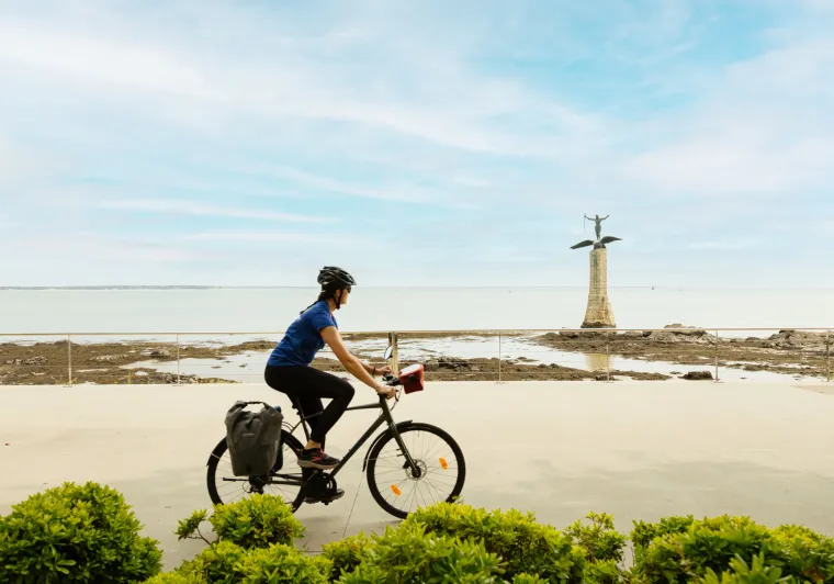 Balade à vélo sur le front de mer - Saint-Nazaire