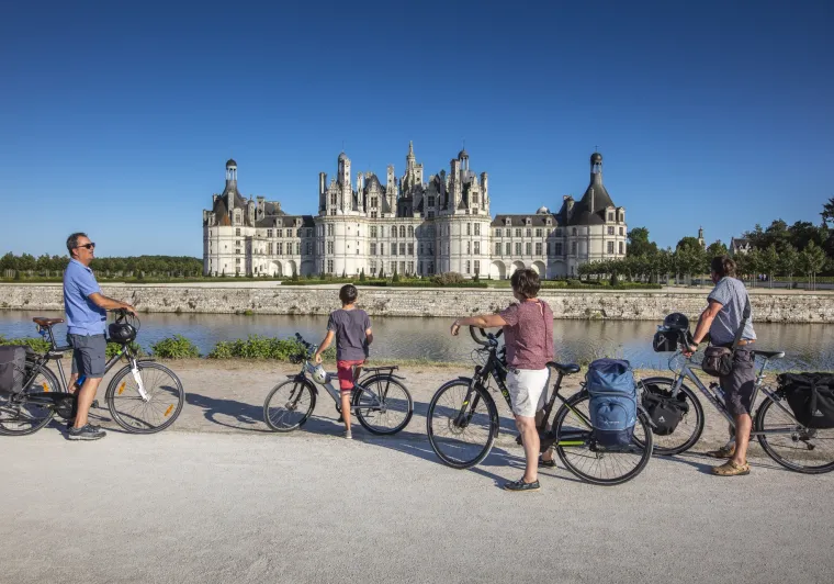 Château de Chambord à vélo