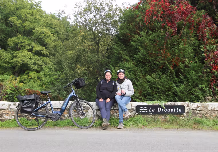 Sandra et Felix sur la Véloscénie