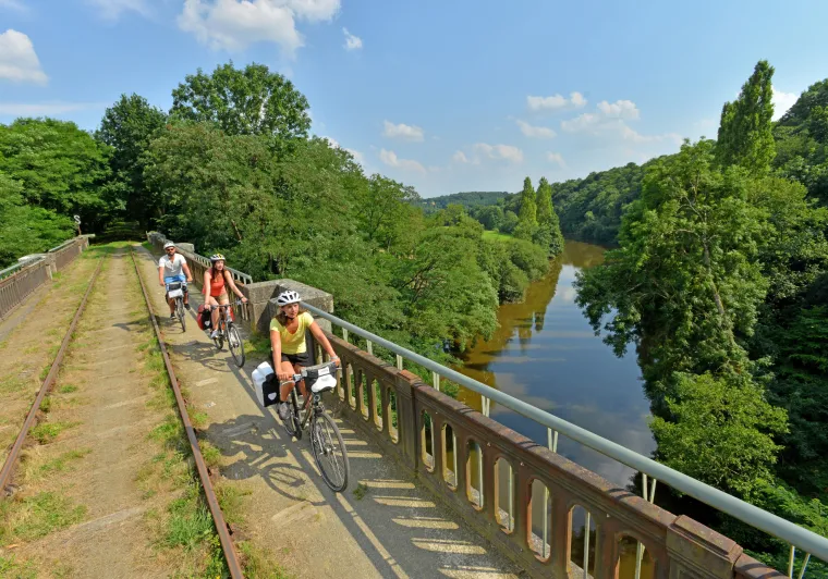 La vallée de la Mayenne à vélo