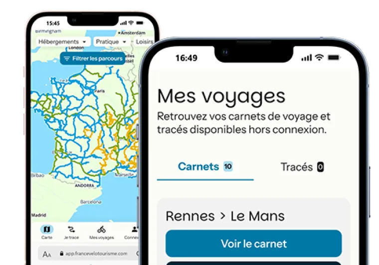 Application France Vélo Tourisme