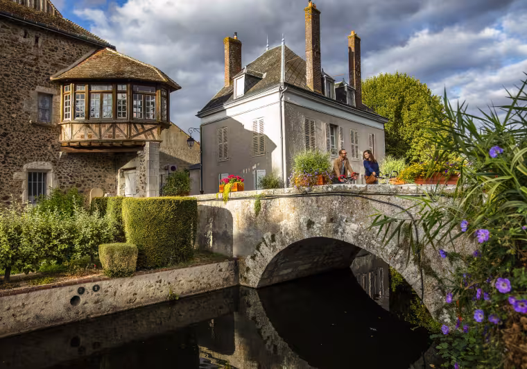Visite de Bonneval - Saint-Jacques à vélo