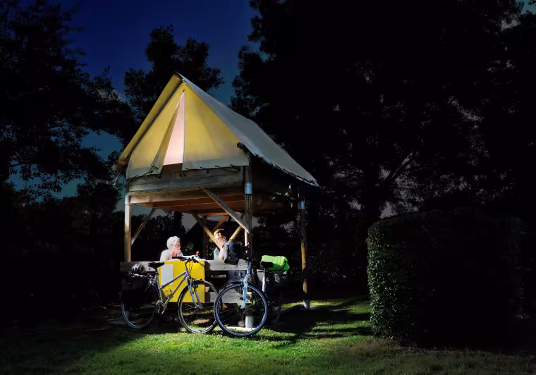 Camping de St-Jean - Hutte Accueil Vélo
