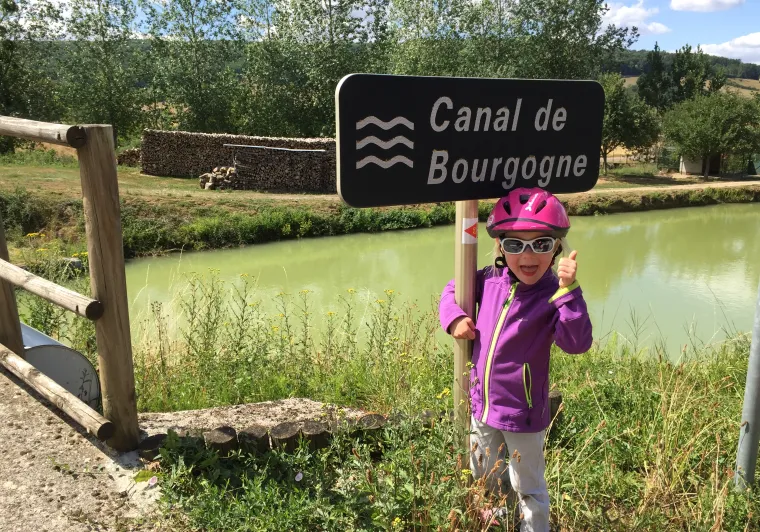 Canal de Bourgogne à vélo en famille