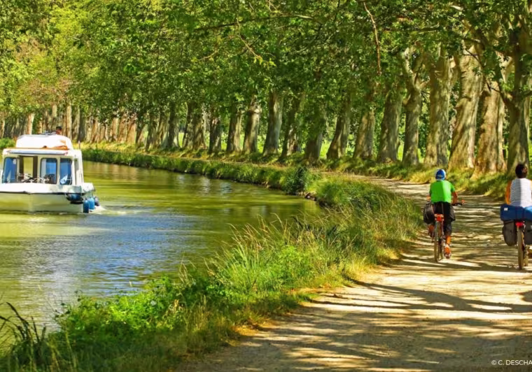 Canal des 2 mers à vélo avec La Bicyclette verte