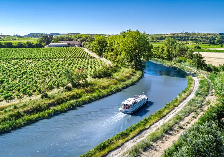 Le canal du Midi avec Randovélo