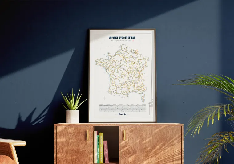 Carte vélo à gratter - Pépite à Vélo